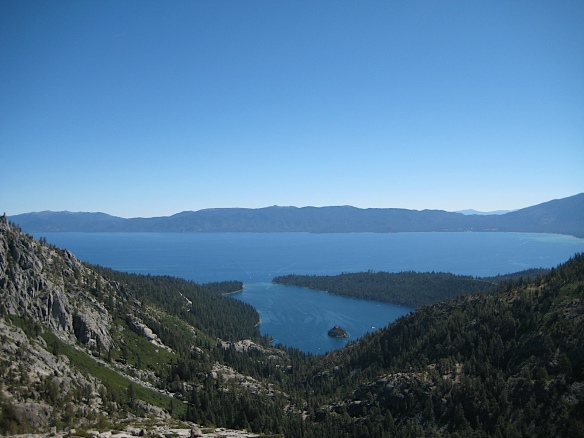 View from the top - Emerald Bay